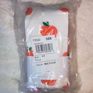 The Children’s Place pumpkin & stripe tights